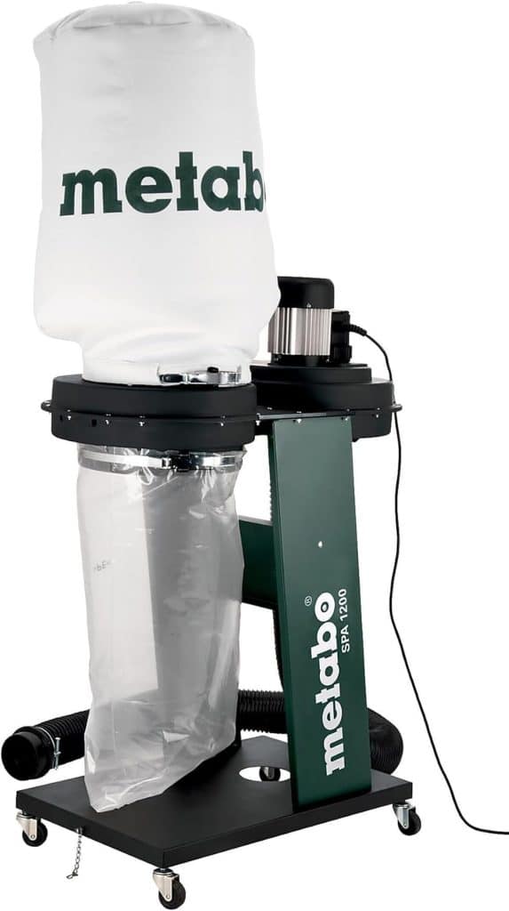 Test du dispositif d'aspiration Metabo SPA 1200