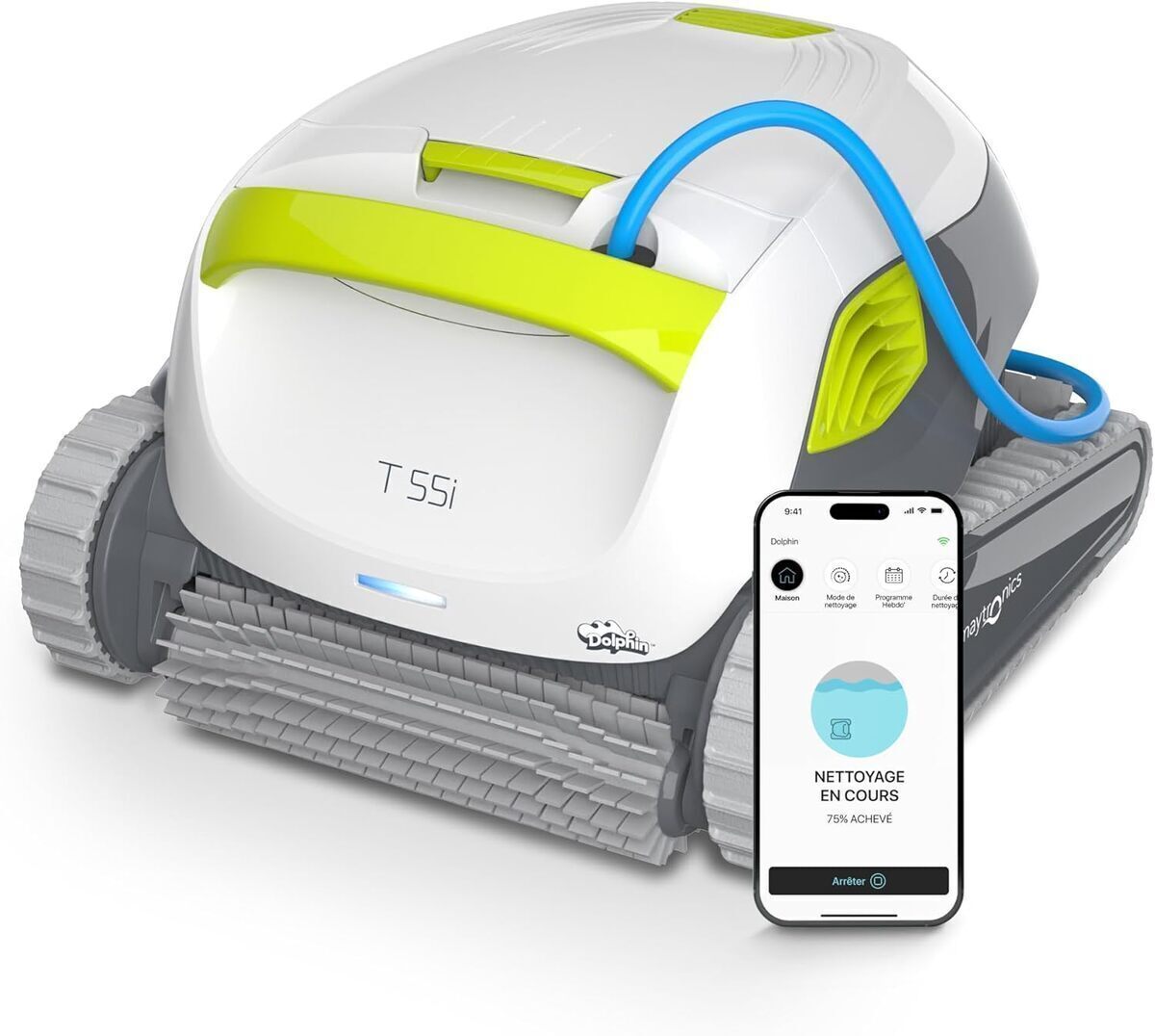 Test du Dolphin T55i : nettoyeur électrique efficace pour piscine hors-sol
