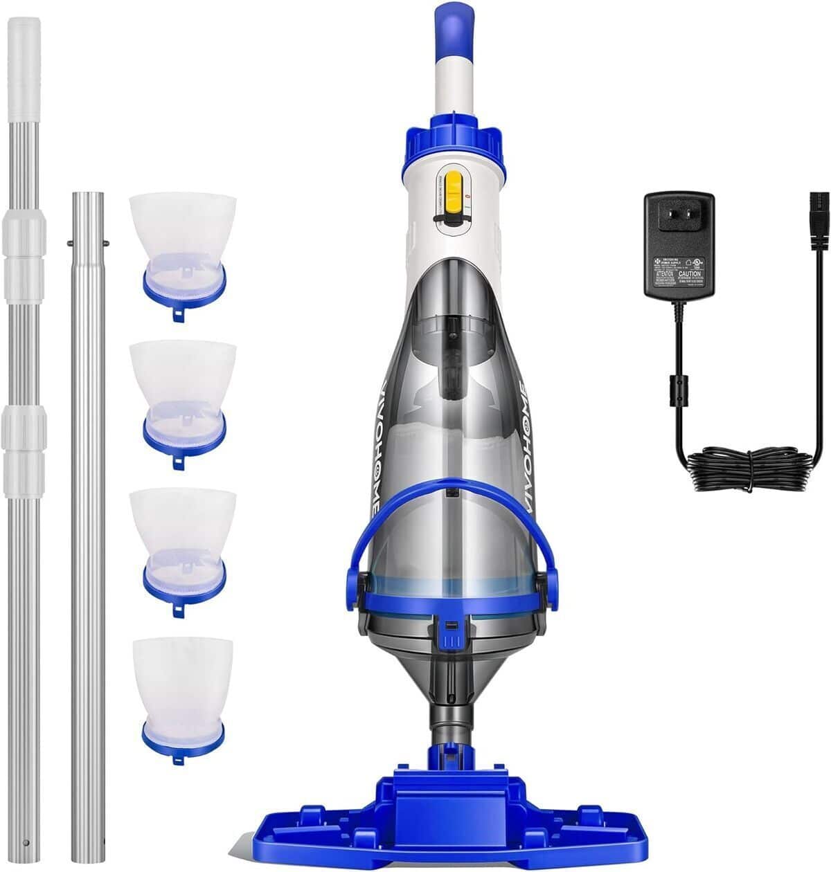 Test du puissant aspirateur de piscine sans fil Vivohome 40 W