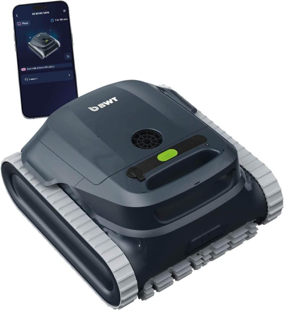 Test du robot de piscine BWT ES Echo : performance et navigation intelligente