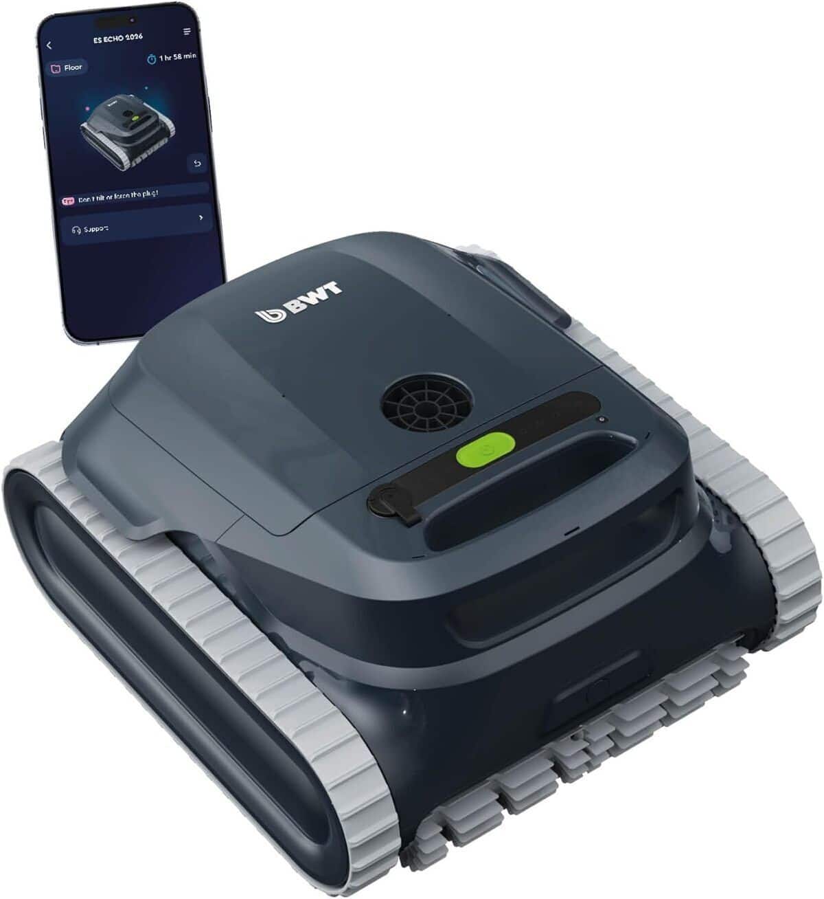 Test du robot de piscine BWT ES Echo : performance et navigation intelligente