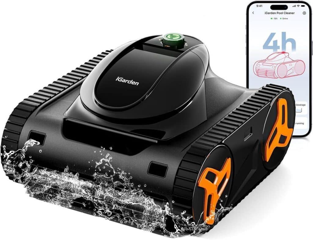 Test du robot de piscine iGarden KN : navigation intelligente et filtration efficace