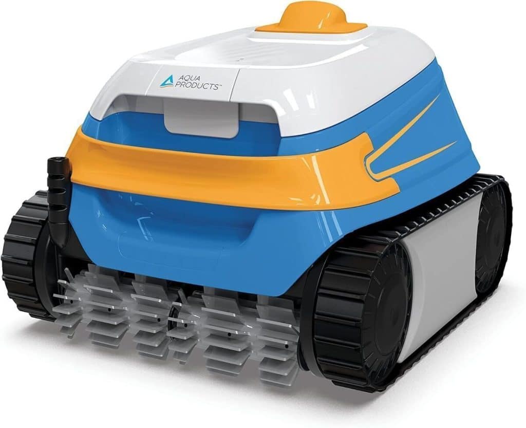 Test du robot nettoyeur Aqua Products Evo614iQ : efficacité et connectivité pour piscines creusées