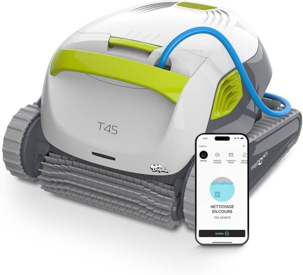 Test du robot nettoyeur Dolphin T45 : efficacité pour piscines hors-sol