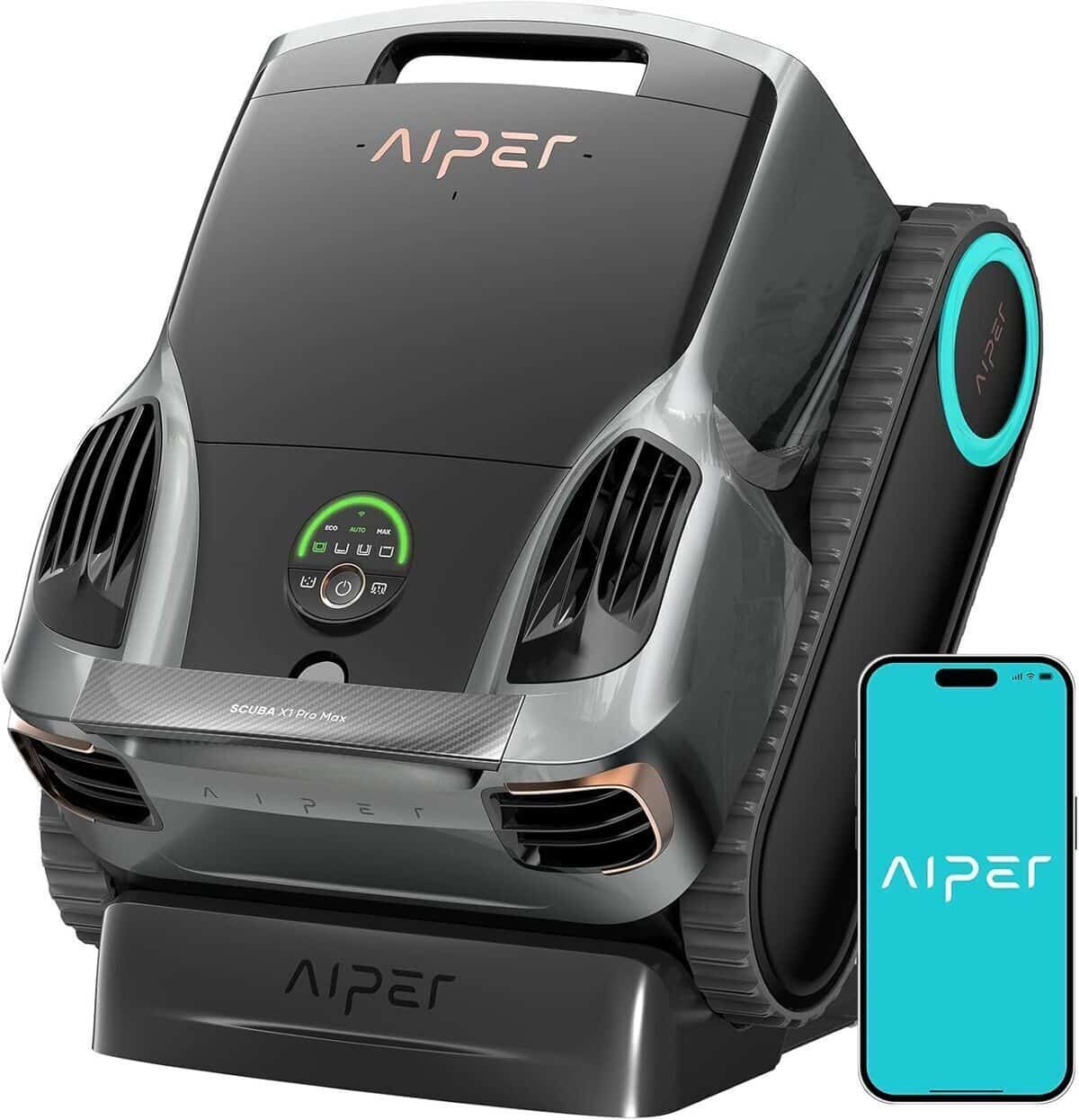 Test du robot piscine AIPER Scuba X1 Pro Max : efficacité et haute performance