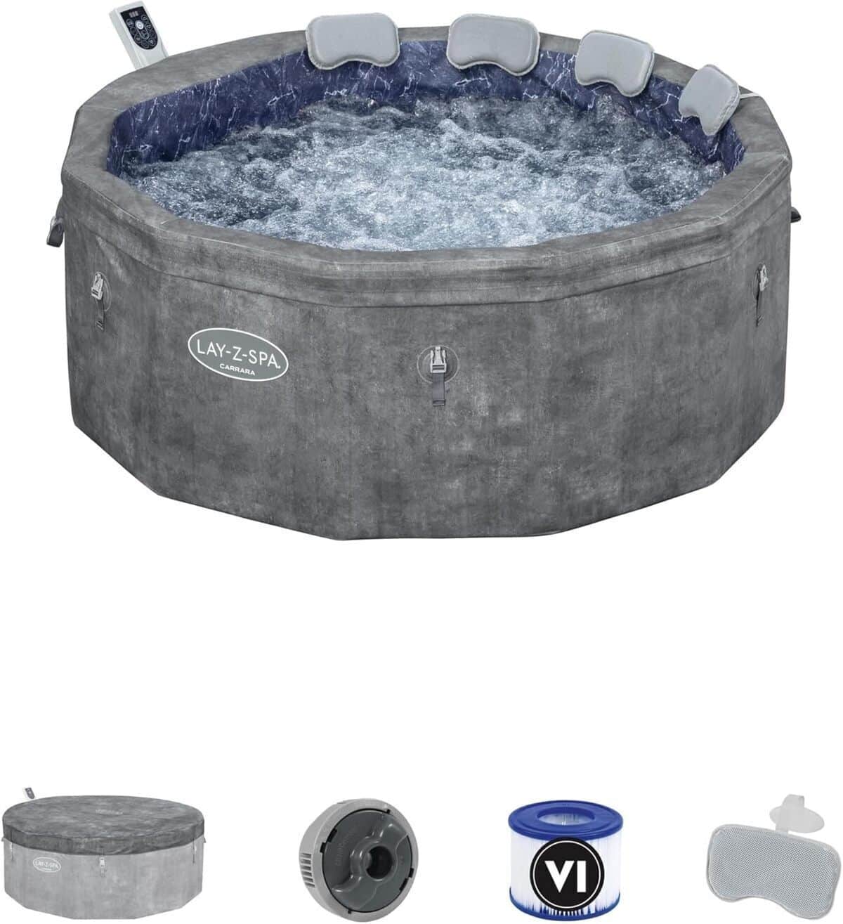 Test du spa gonflable Bestway Carrara : efficacité énergétique et contrÎle intelligent