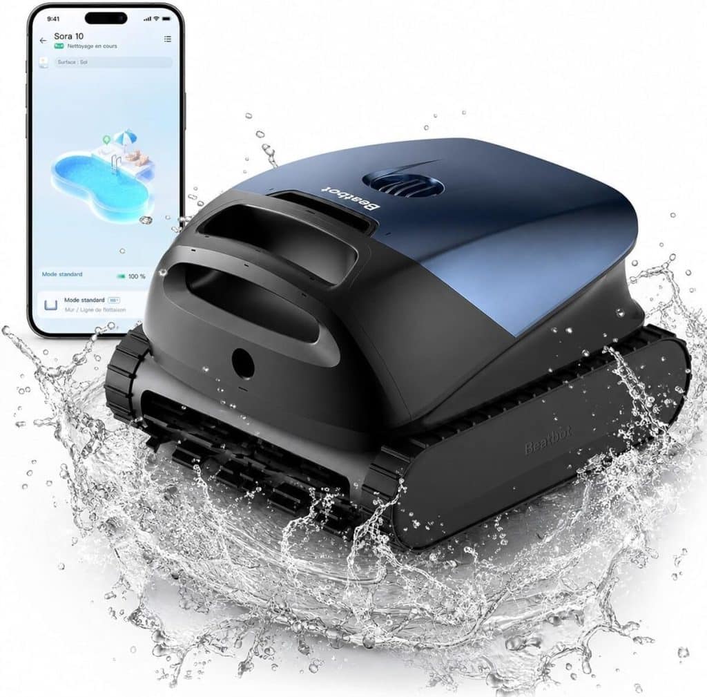 Test : robot piscine sans fil Beatbot Sora 10 ultra-puissant