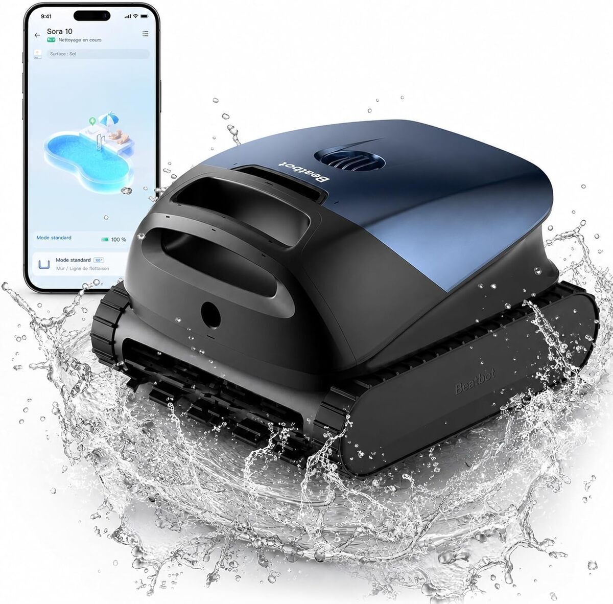 Test : robot piscine sans fil Beatbot Sora 10 ultra-puissant