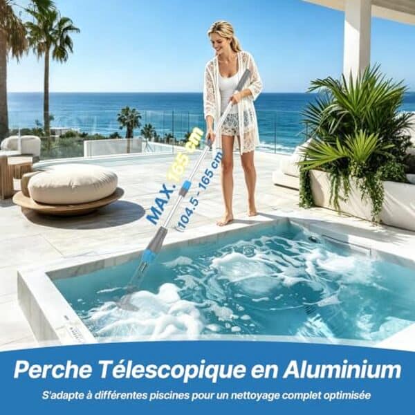 Découvrez notre test détaillé de l'aspirateur sans fil poolyPoly 3 en 1 : performances, avantages et inconvénients pour nettoyer votre piscine et spa efficacement.
