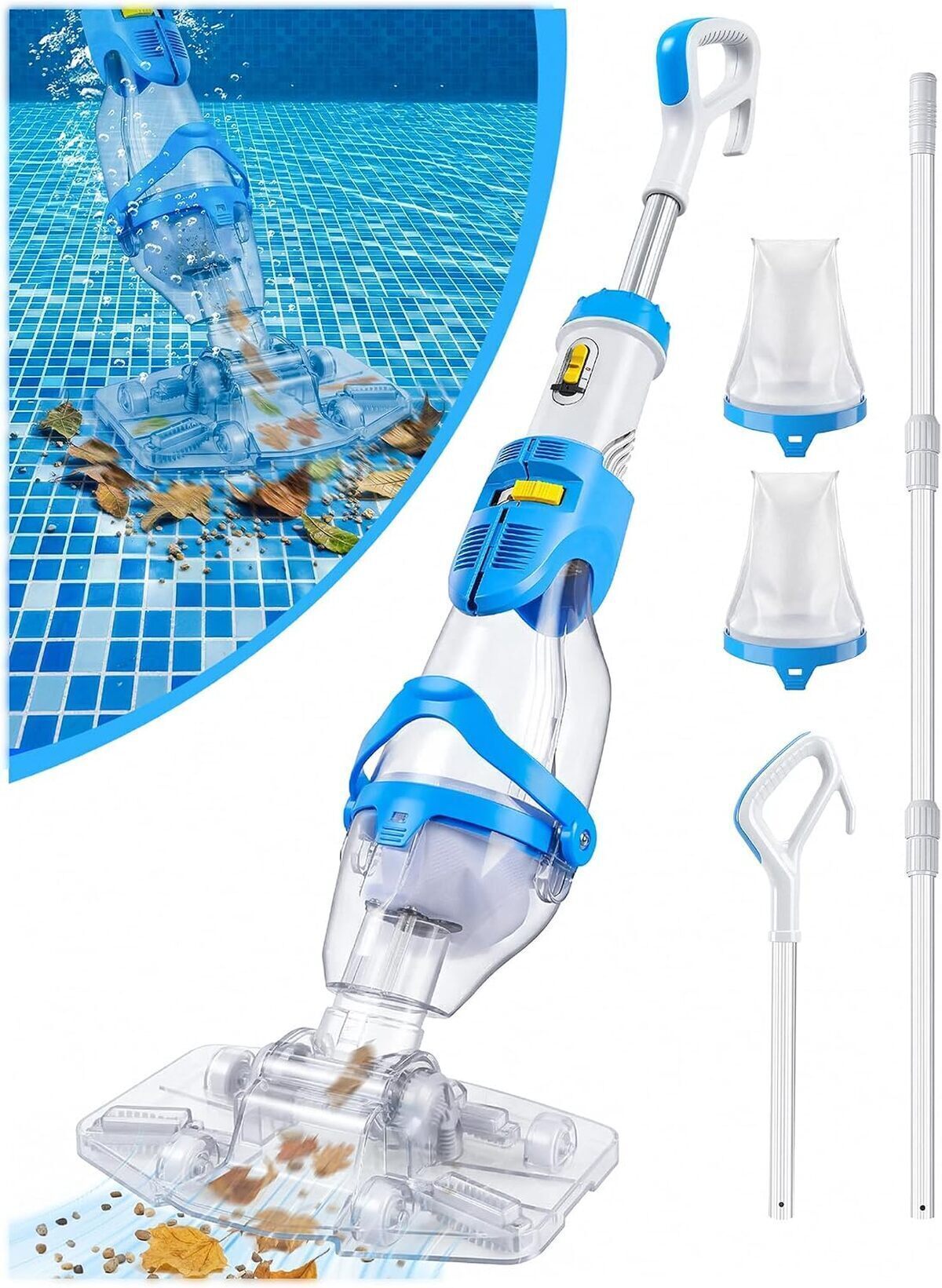 Test : aspirateur piscine hors sol LanOcean 4300 L/H, autonomie 70 min