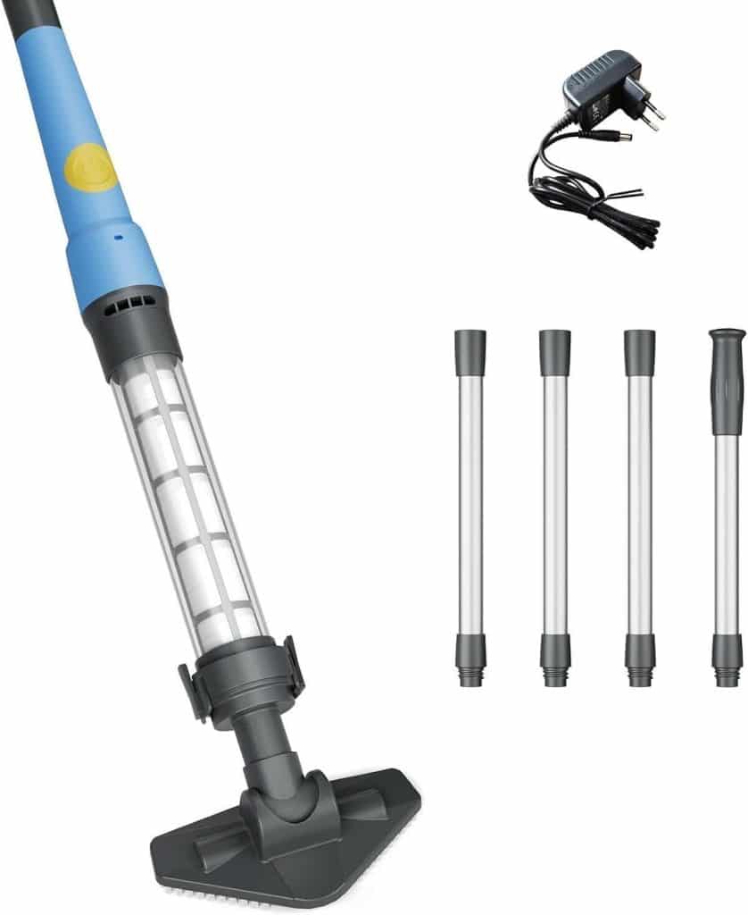 Test : efurden aspirateur à main sans fil pour piscine - autonomie 60-90 min